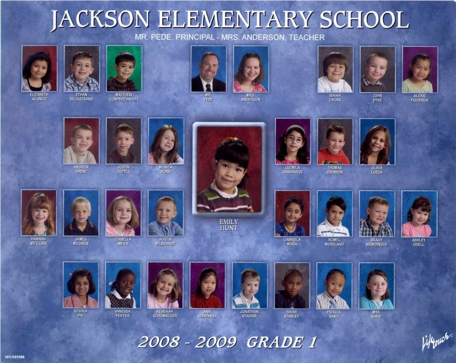School Days - 2008-2009, First Grade